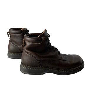 Born Leather Lace Up Ankle Boots Brown Rugged Workwear Womens 11